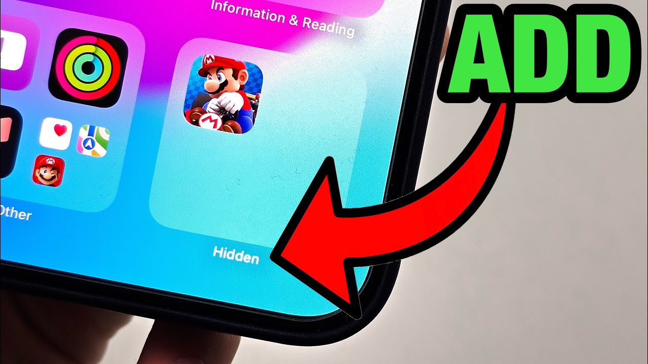 Как добавить приложения в скрытую папку на iPhone в iOS