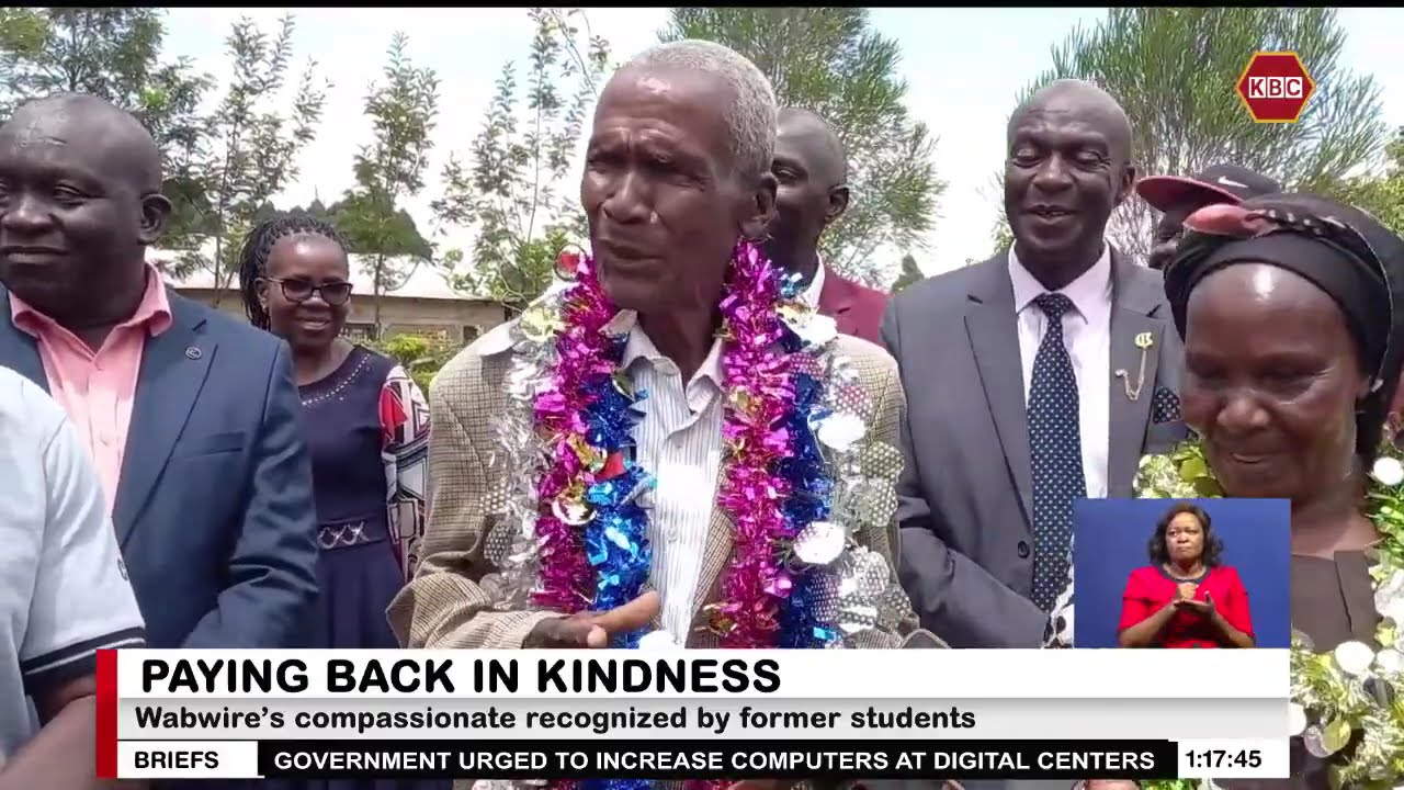 Retired principal in Bungoma County honored almost three decades later