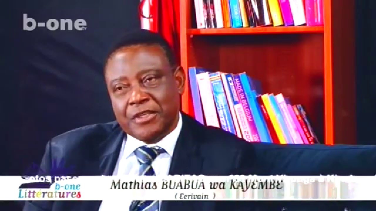 L'écrivain Mathias Buabua wa Kayembe dans b-one Littératures de Richard Ali
