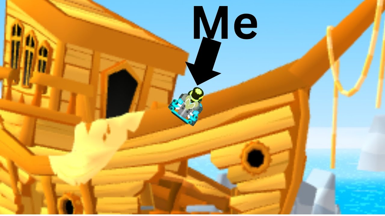 Escaping the new map -Kartuga- in smash karts.
