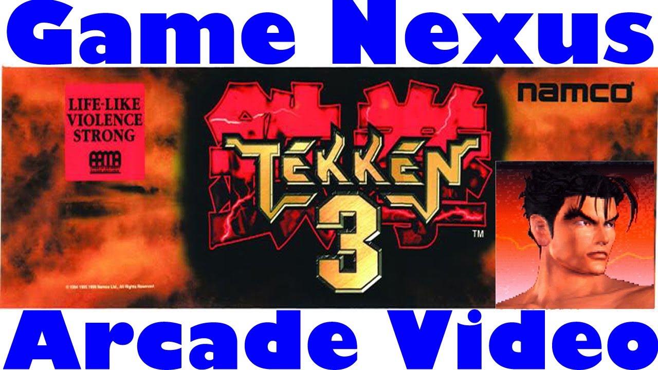 Game Nexus Arcade Video Tekken 3 Captured Jin Playthrough (1996 Namco System 12) Real HW