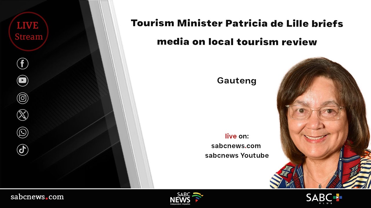 Tourism Minister Patricia de Lille briefs media on local tourism review