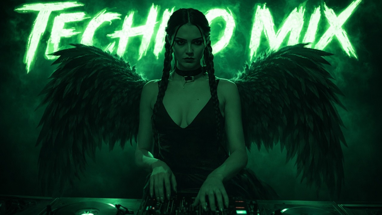 Dark Angel Rising Techno 🖤 Hypnotic Warehouse Energy