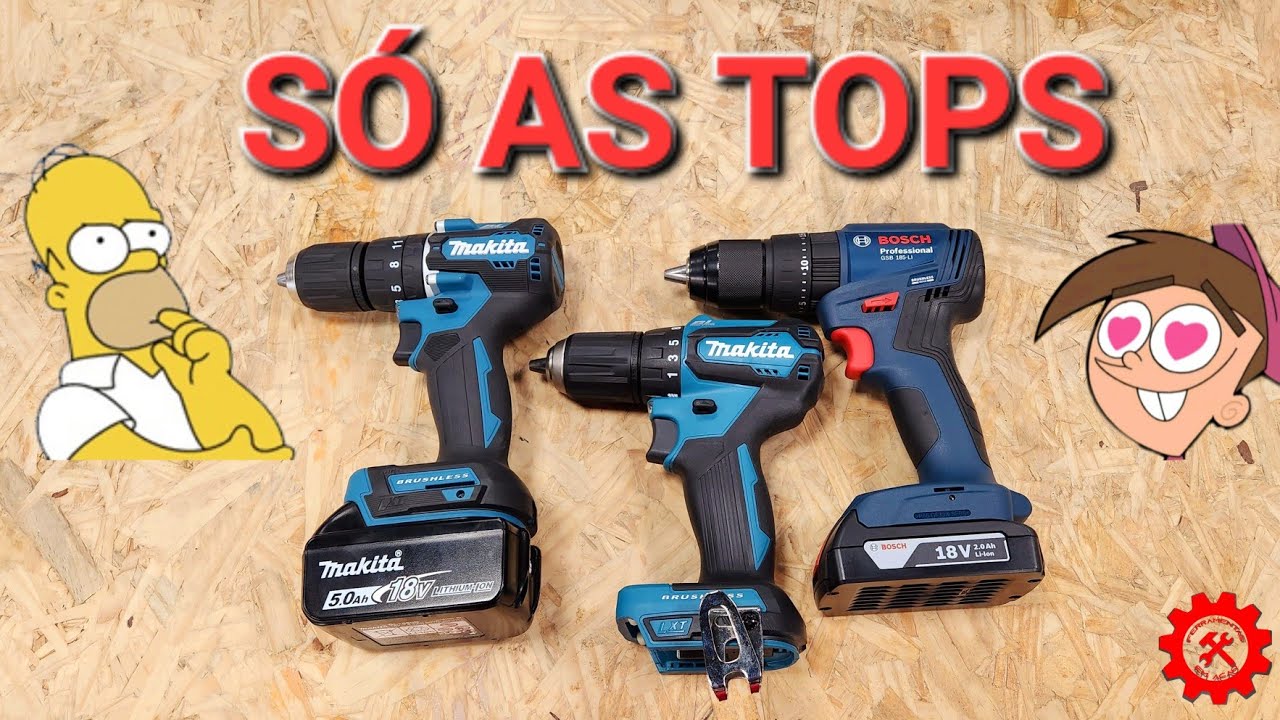 As Mais Top Da Categoria - Makita dhp483 Dhp487 Bosch Gsb185 18v 50