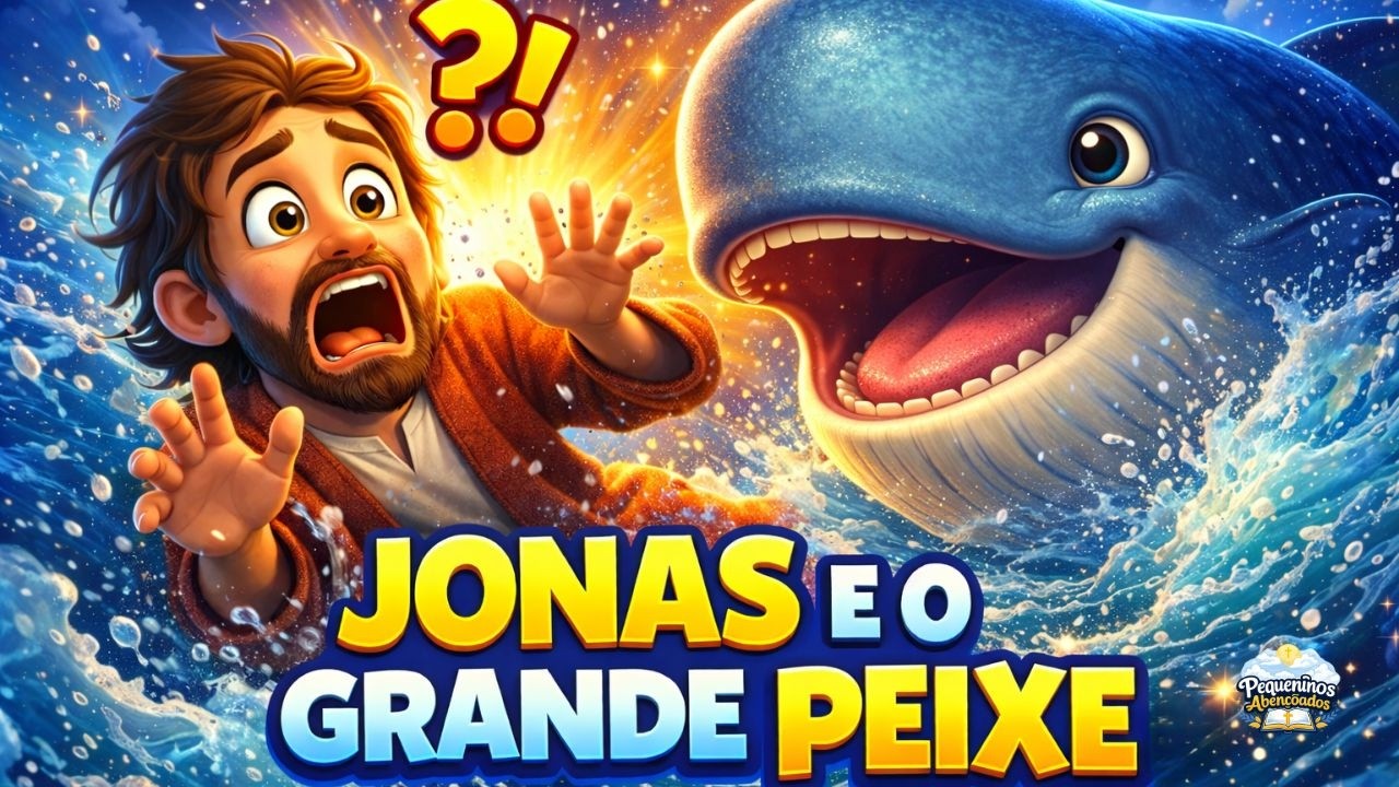 📖 JONAS E O GRANDE PEIXE | HISTÓRIA BÍBLICA INFANTIL 📖