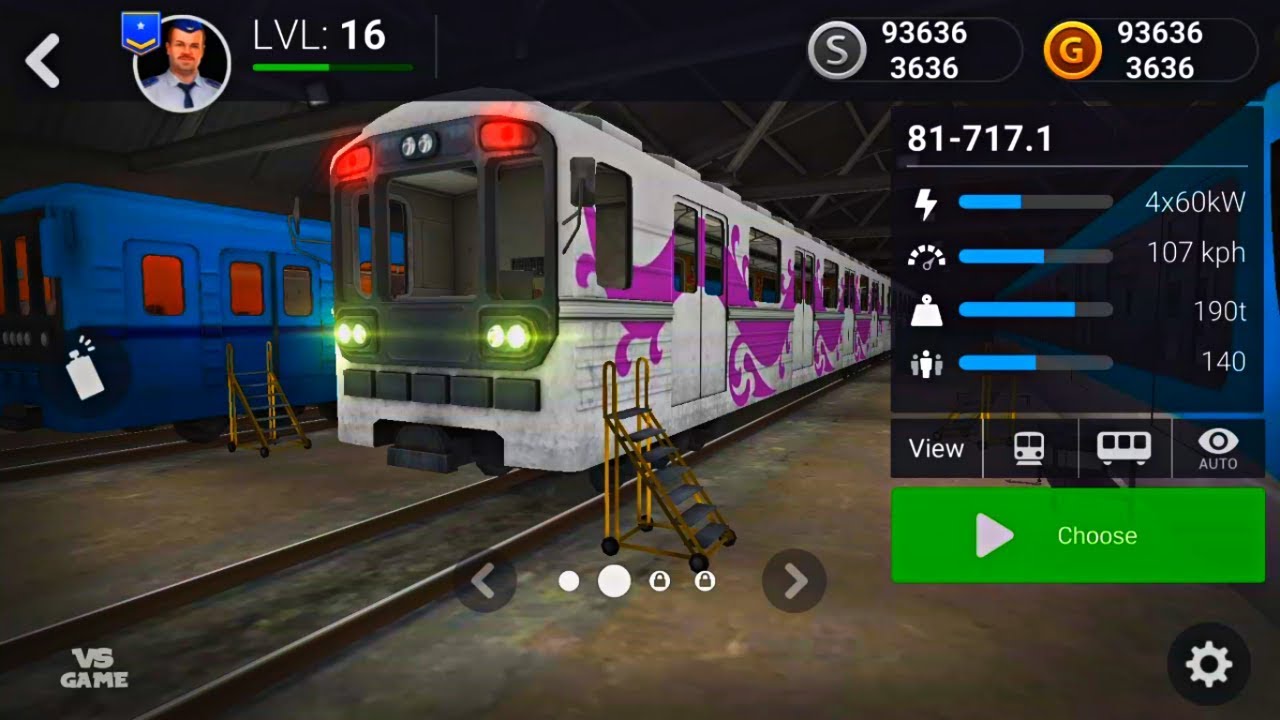 New Train Subway Simulator 3D PRO Red Line Android Gameplay