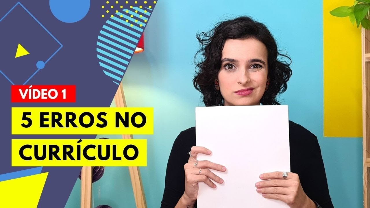 5 ERROS DE CURRICULO 2021 - PORQUE EU NÃO CONSIGO EMPREGO! | VÍDEO 1 | FUTURANA #curriculoatualizado