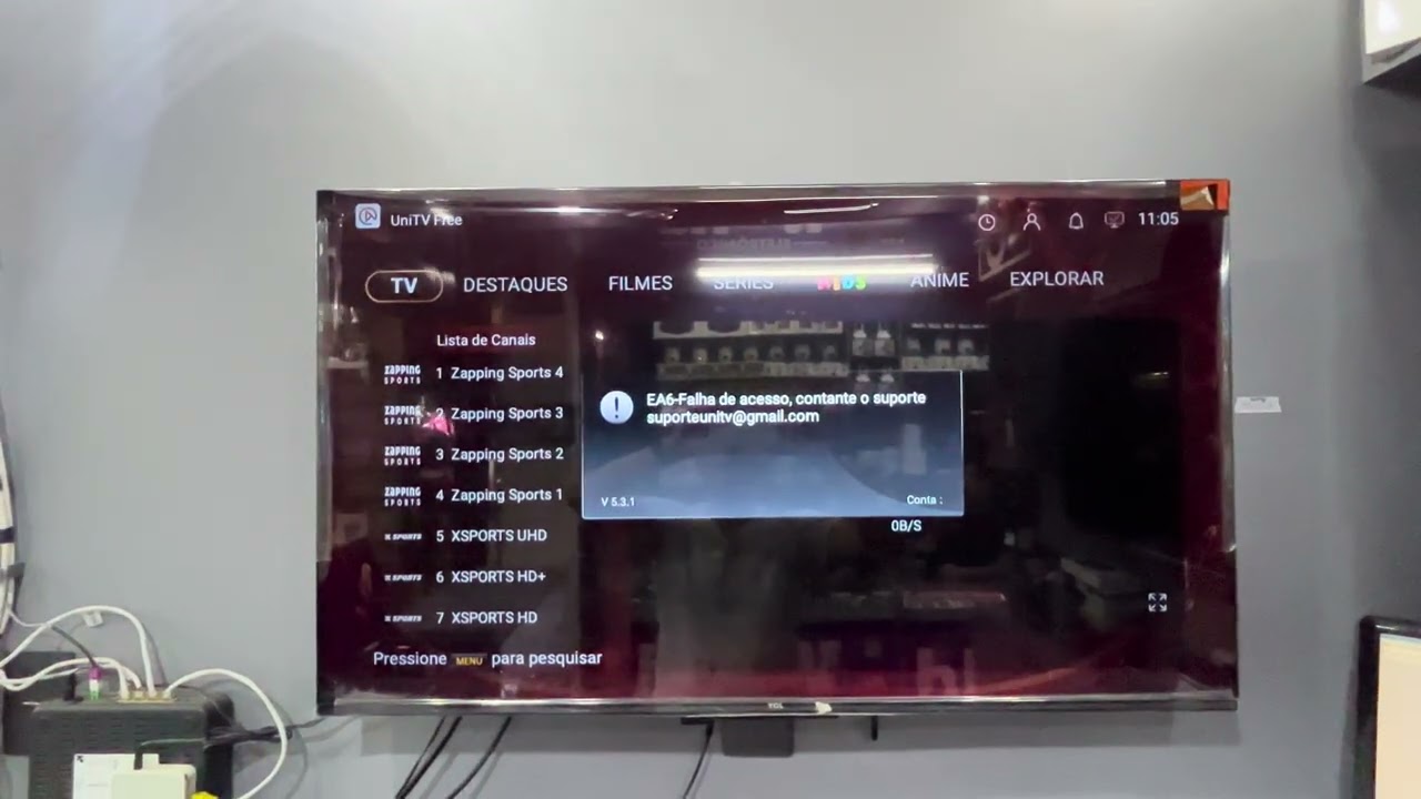 Sistema fora do ar Htv Unitv pro unitv free Unitv v10 Unitv v11 - J&aacute; est&aacute; Funcionando 12:13 hrs