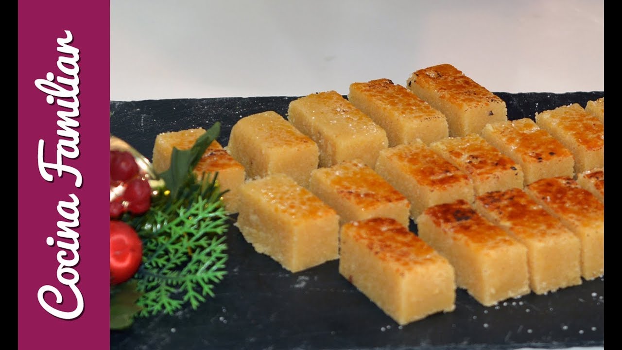 Turrón de yema casero. Recetas de turrón para navidad - turron de yema