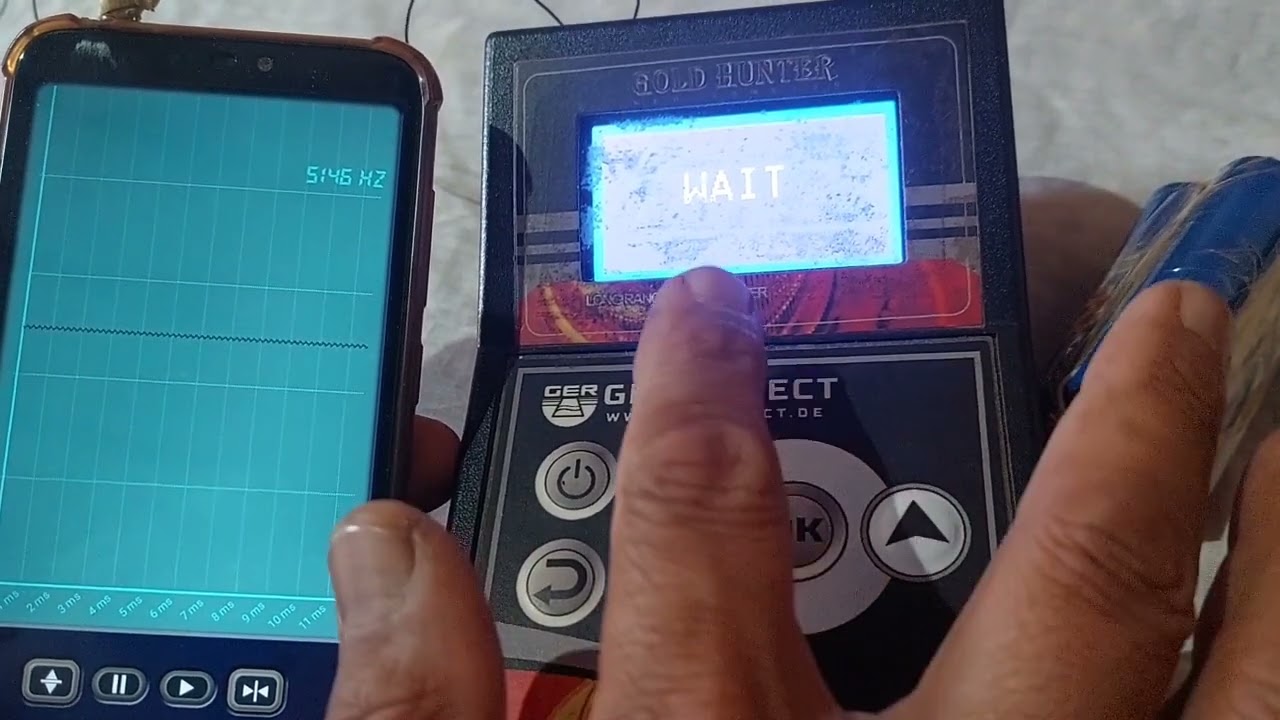 Ger detector  frequncy show on smart phone don't sale Ger detector make at home