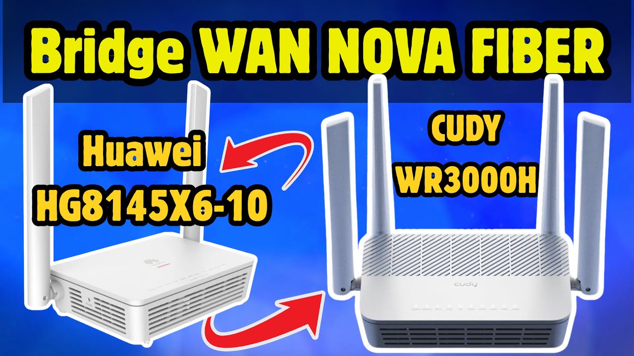 Σύνδεση Δύο Router! | Cudy & Huawei Bridge Mode – Nova Fiber (Πλήρης Οδηγός)
