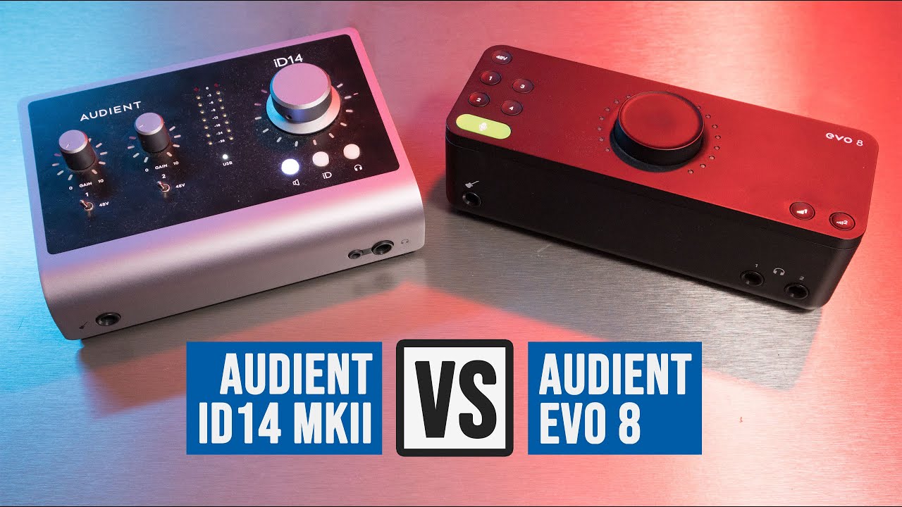 Audient iD14 MKII vs Audient EVO 8 | Preamp Test