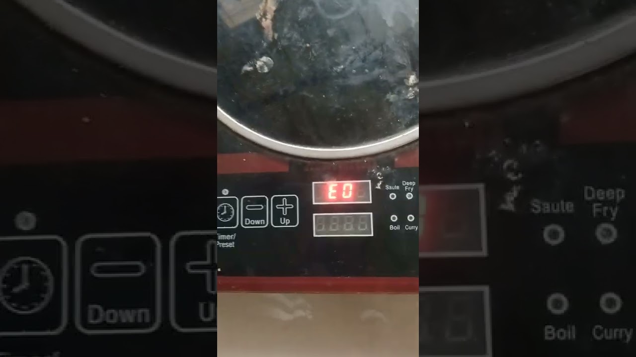 Electric ⚡ cook top E0 error