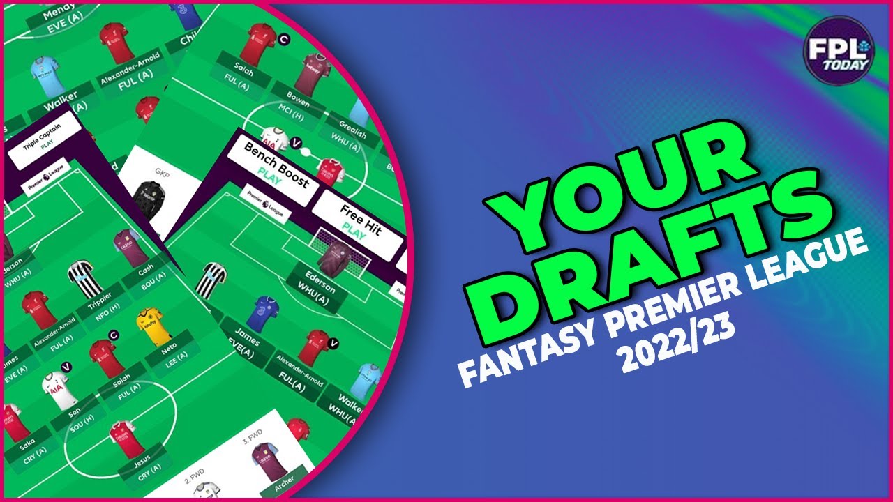 RATING YOUR FPL GAMEWEEK 1DRAFTS!| Fantasy Football | Fantasy Premier League Tips 22/23