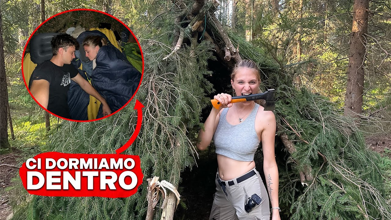 COSTRUIAMO UN RIFUGIO NEL BOSCO🛖🌲