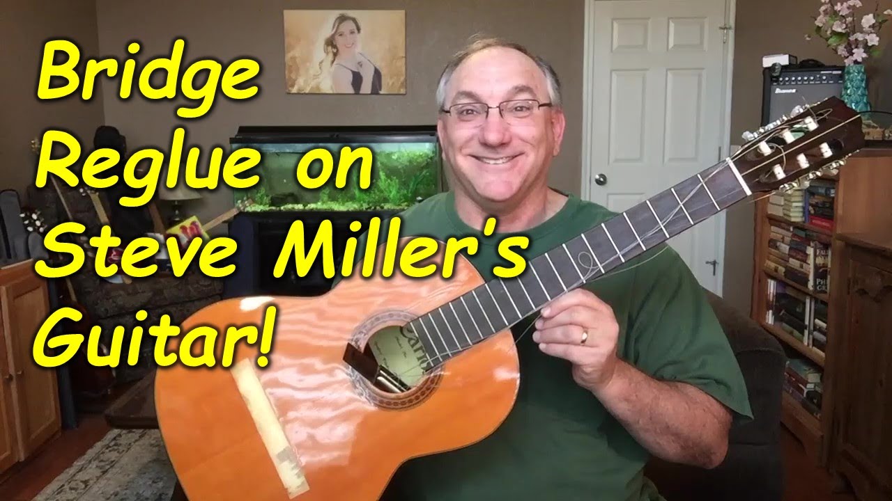 How to repair (reglue) a separated bridge on a classical guitar!