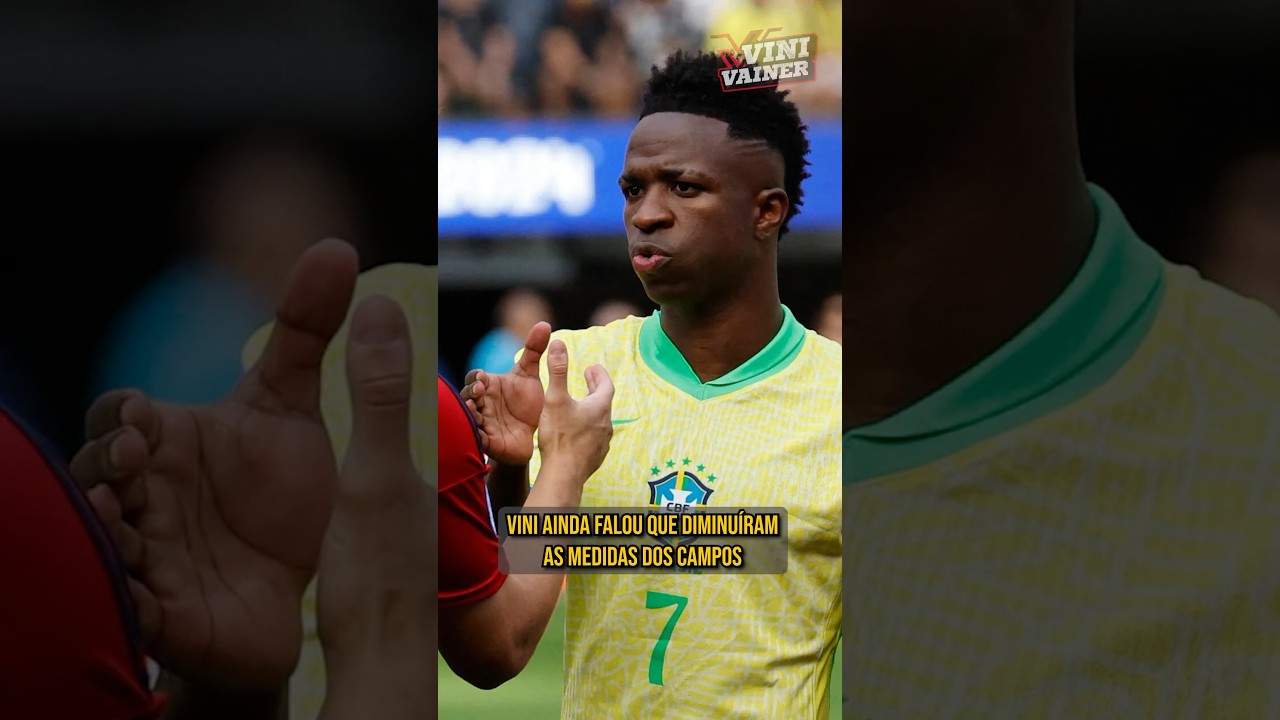 VINI JR JUSTIFICA MED&Iacute;OCRE EMPATE DA SELE&Ccedil;&Atilde;O #shorts