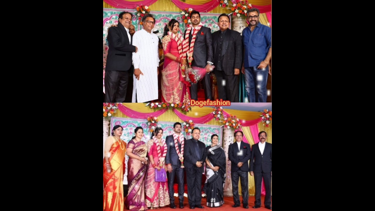 Actor radha ravi cousin brother daughter vasuki marriage photos 