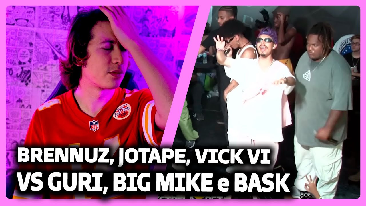 BIG MIKE, BASK E GURI x JOTAPÊ, BRENNUZ E VICK VI | BATALHA DA NORTE | REACT DO MORENO