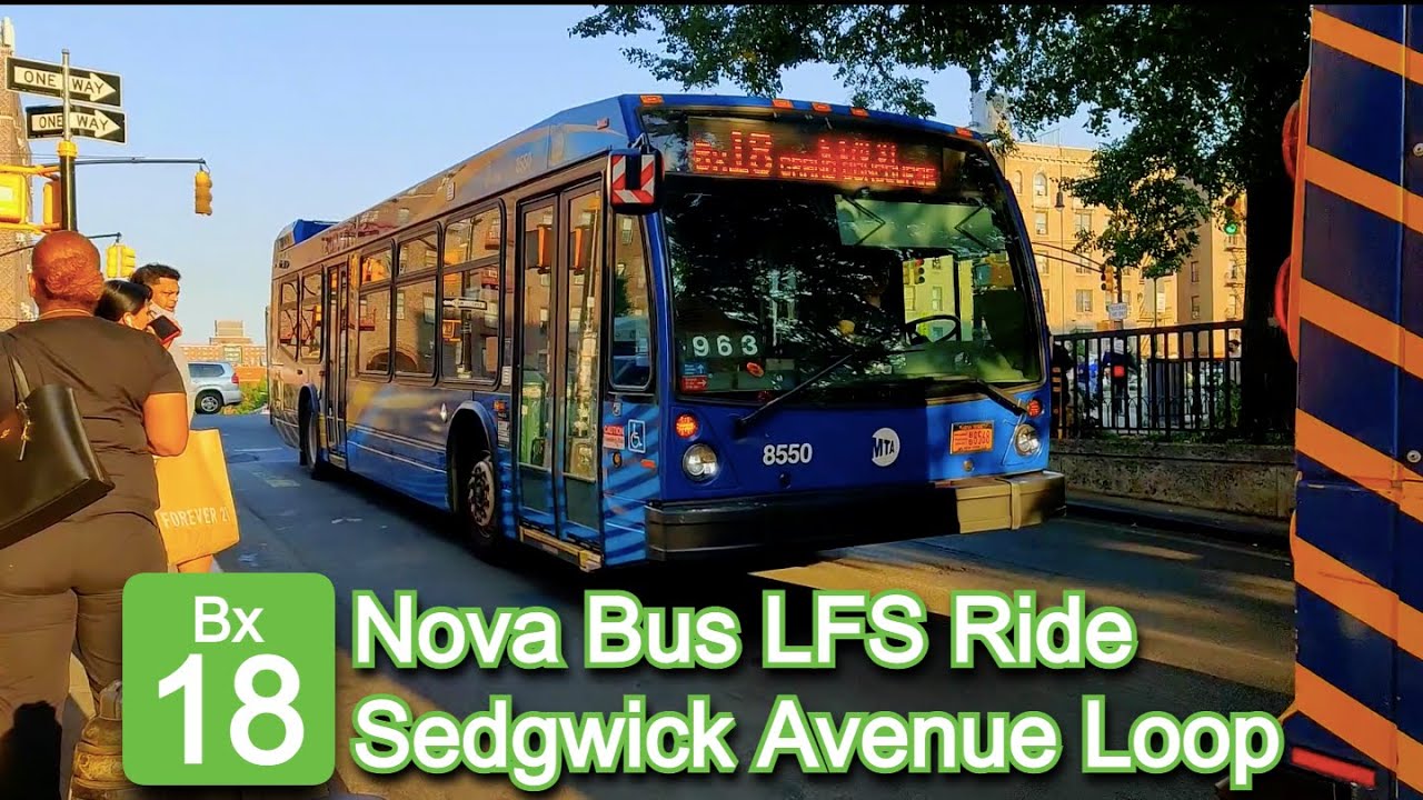 NYCT Bx18 (Sedgwick Loop) Bus Ride: 2019 Nova Bus LFS 8550
