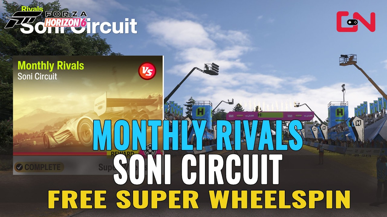 Easy Monthly Rivals Win in Soni Circuit in Forza Horizon 6 | Free Super Wheelspin