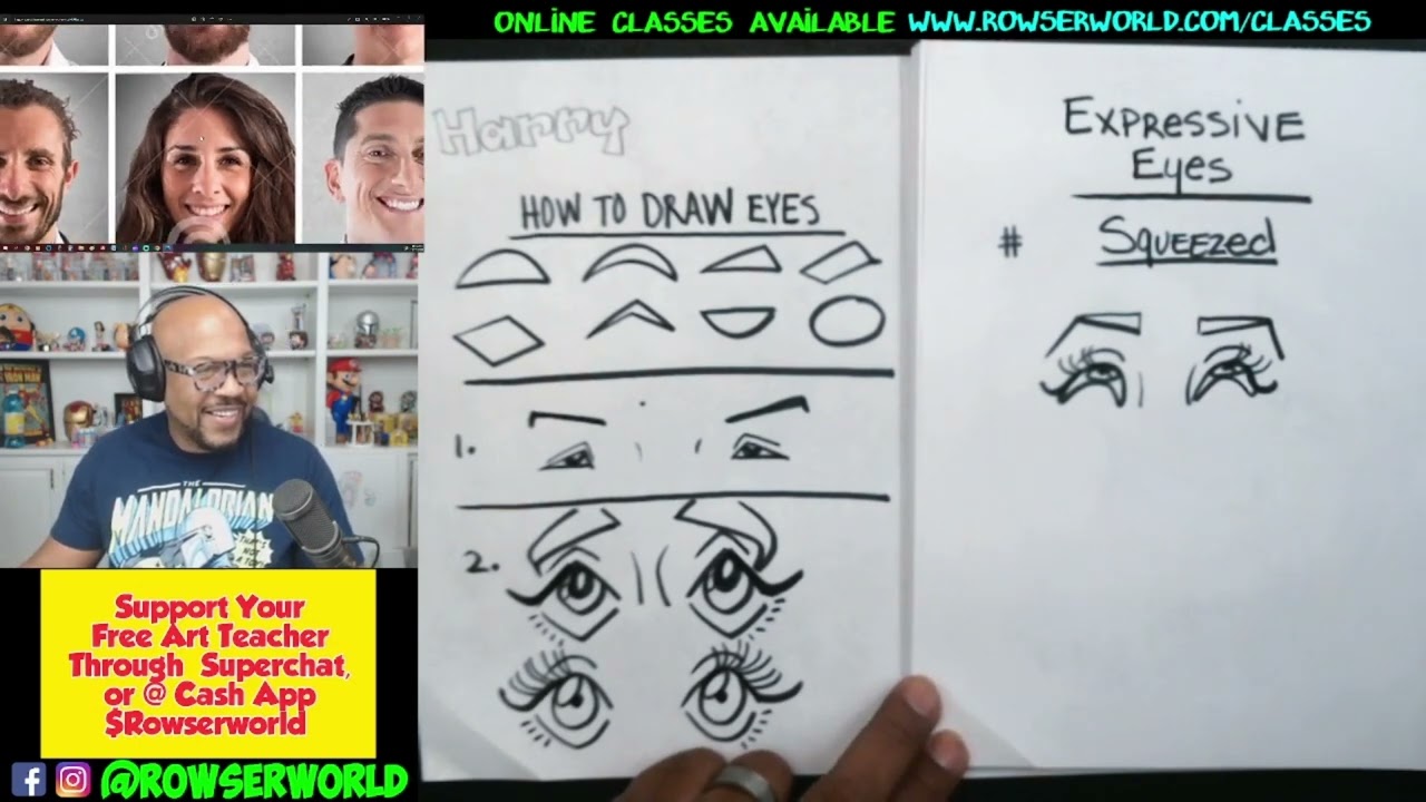 How to Draw Caricature Eyes (Part 2)