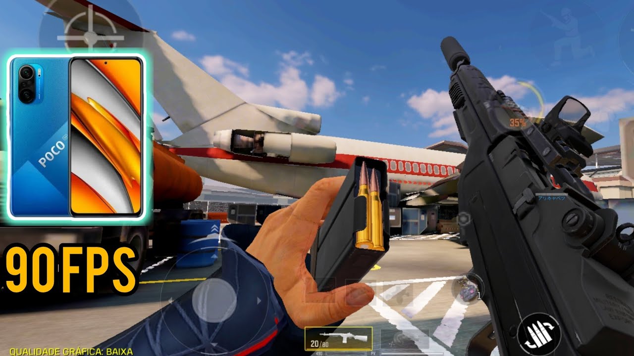 Jogando pela primeira ves a 90 fps. Poco F3