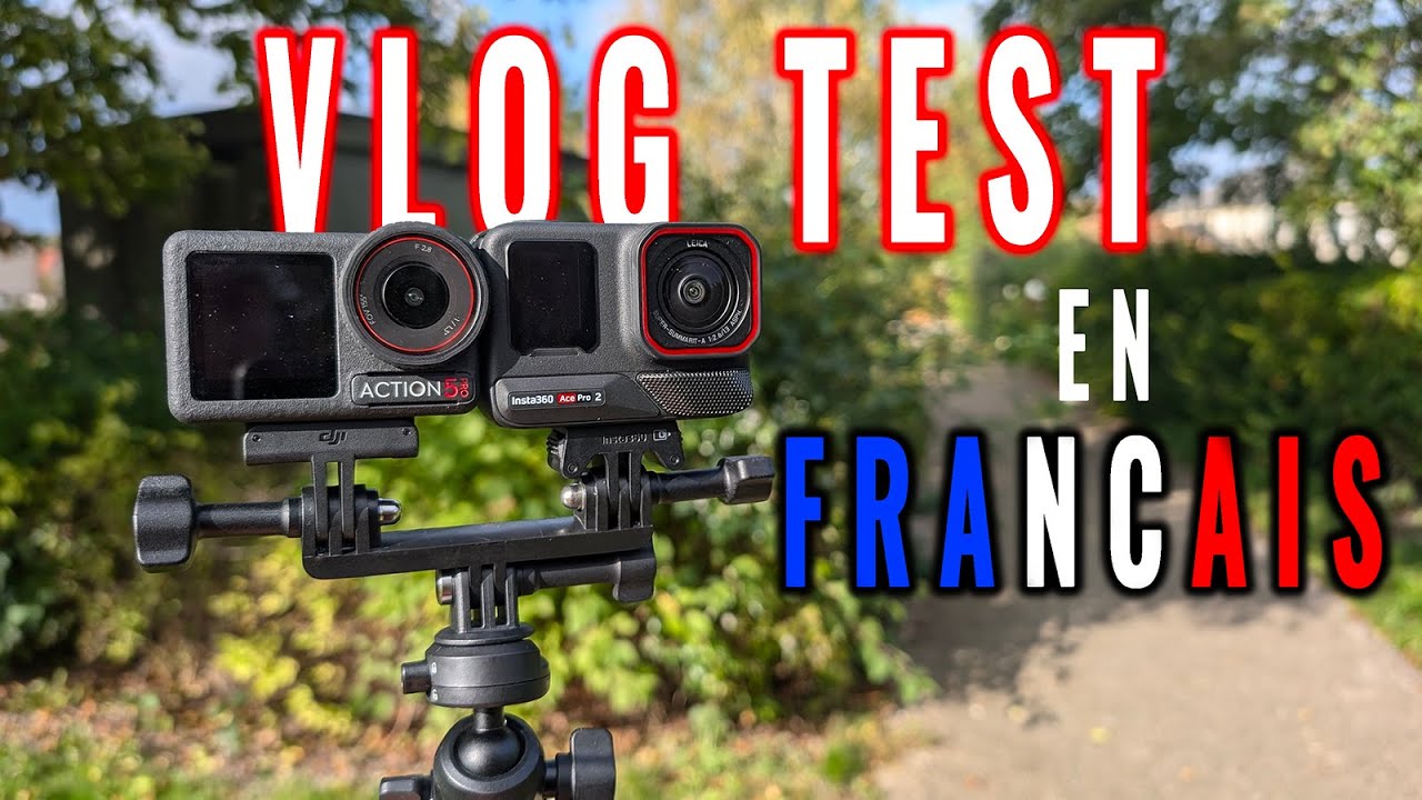 Insta360 ace pro 2 - DJI action 5 pro - Test de Vlog (En francais)