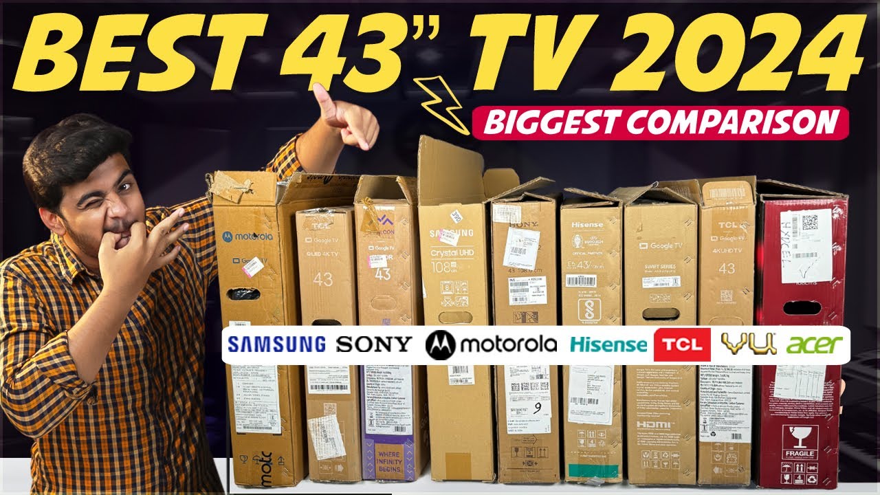 Best 43 Inch 4K TV 2024 || Biggest Smart TV Comparison