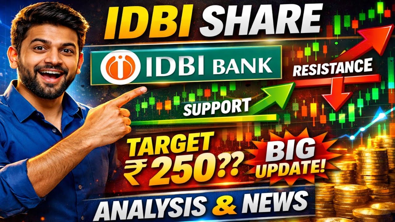 IDBI Bank Share Analysis Today 🔥 | IDBI Share Latest News | Support & Resistance | Target 2026