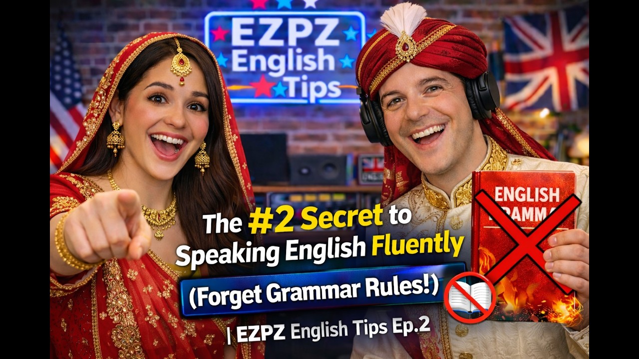 The #2 Secret to Speaking English Fluently (Forget Grammar Rules!) | EZPZ English Tips Ep.2