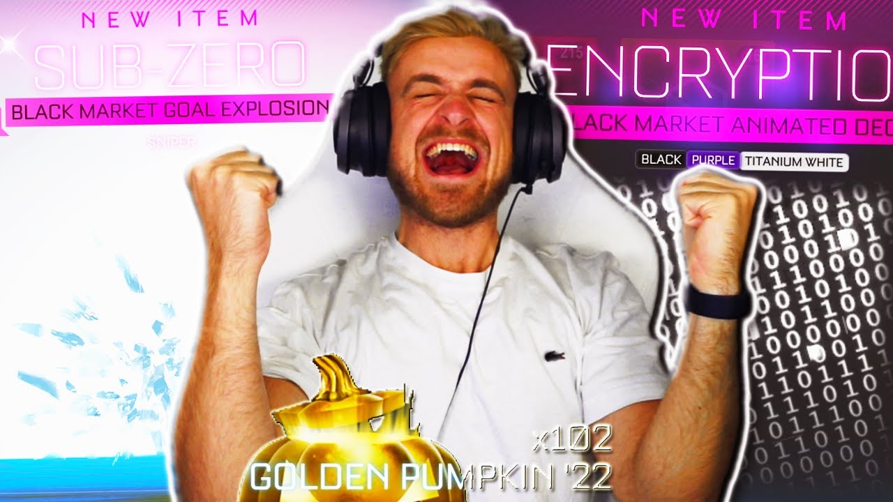 *NO WAY* GOLDEN PUMPKIN 2022 BLACK MARKET RECORD! Opening 100+ NEW CRATES in Rocket League!