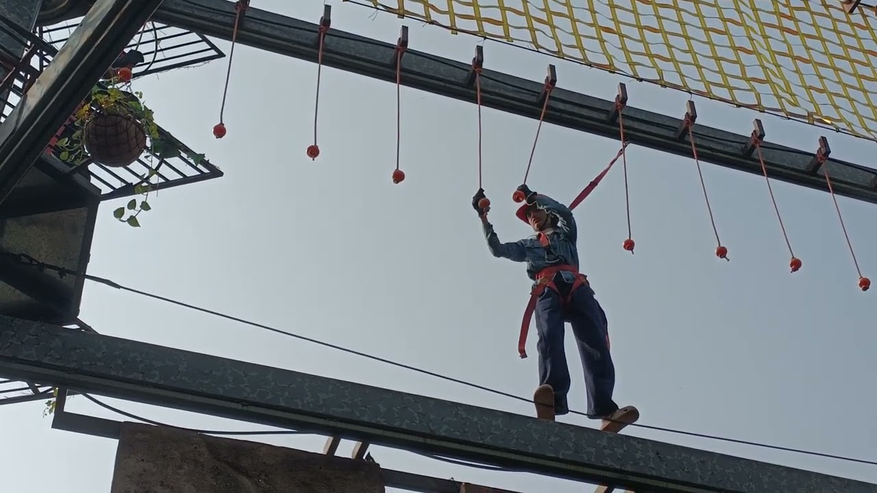 Adventure activities in camping 😎