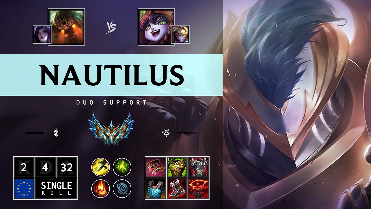 Nautilus Support vs Lulu: Super CC - EUW Challenger Patch 14.15