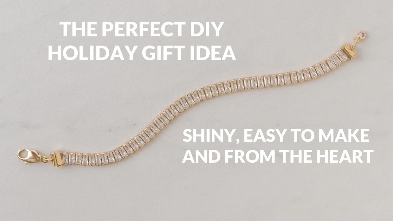 How To Make Baguette Tennis Bracelet Tutorial for Beginners | Where To Find All Jewelry Supplies: LA