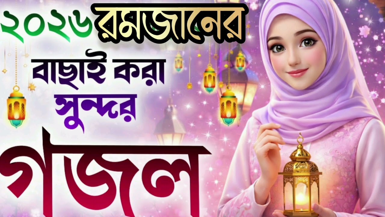 রমজানের সেরা গজল, 😍❤️ Ramzan Gojal bangla gojol, new bangla gazal Islamic gazal বাংলা গজল 2026#gojol
