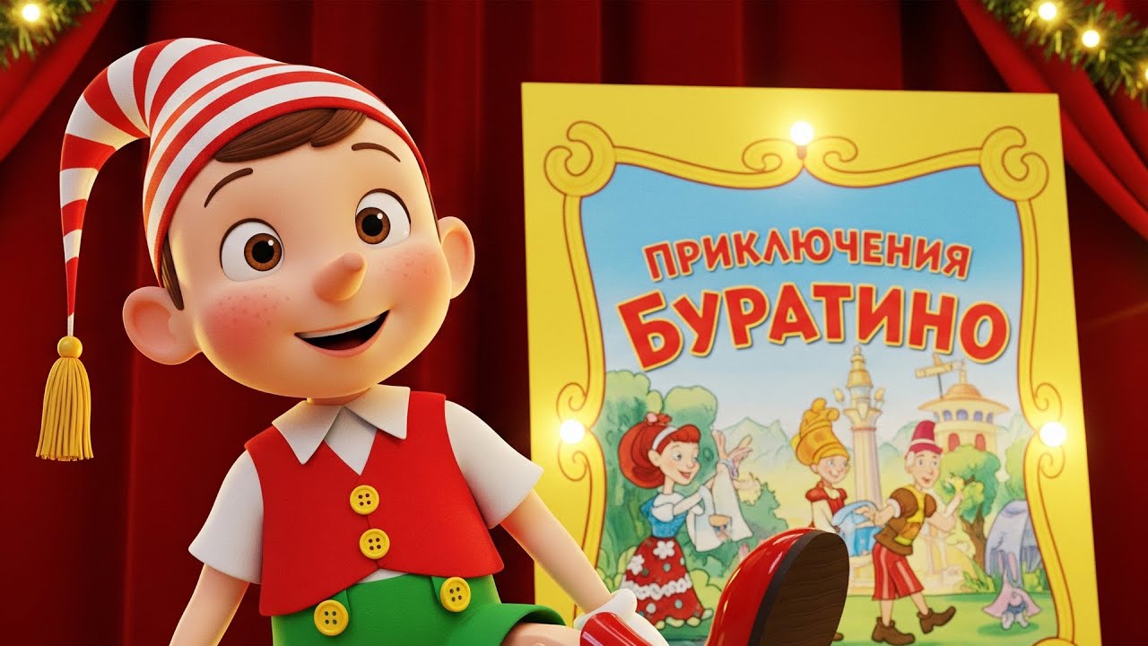 Приключения Буратино &mdash; Волшебная песенка из сказки!