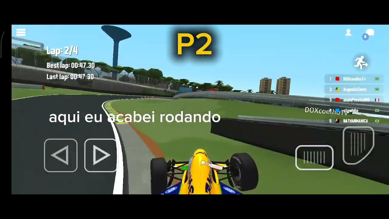 Primeira corrida oficial em Interlagos 