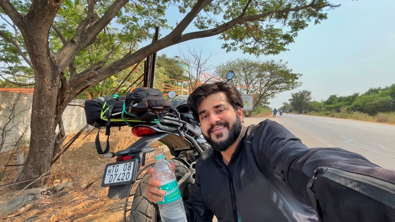 Hyderabad to Hampi Can I SURVIVE the HEAT? *EPIC Road TRIP* | Triumph Scrambler 400 X | Sagar Tumkur