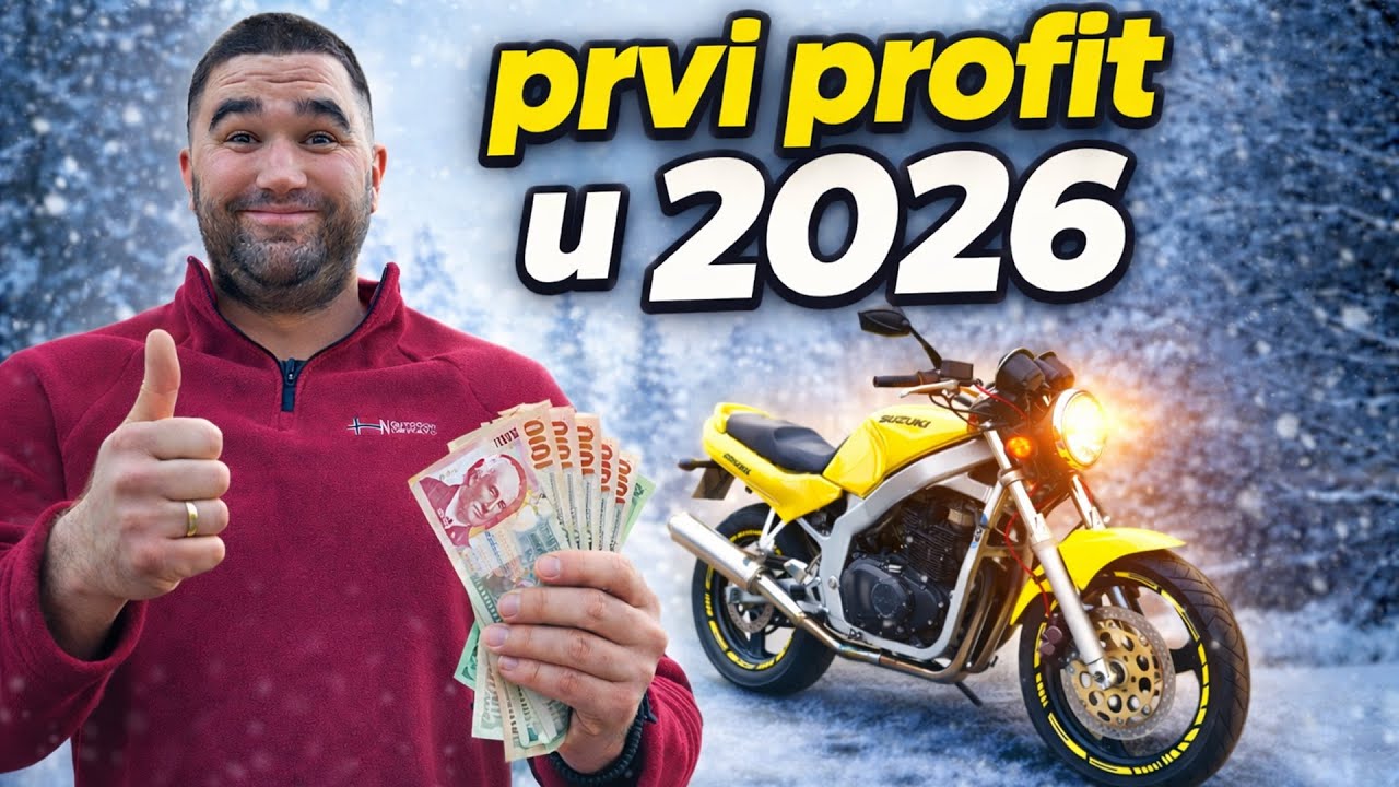 PRODAO SAM MOTOR U SRED ZIME I ZARADIO PARE 💶
