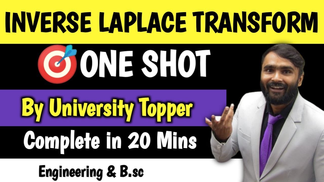Inverse Laplace Transform|Engineering Mathematics|One Shot |Pradeep Giri Sir