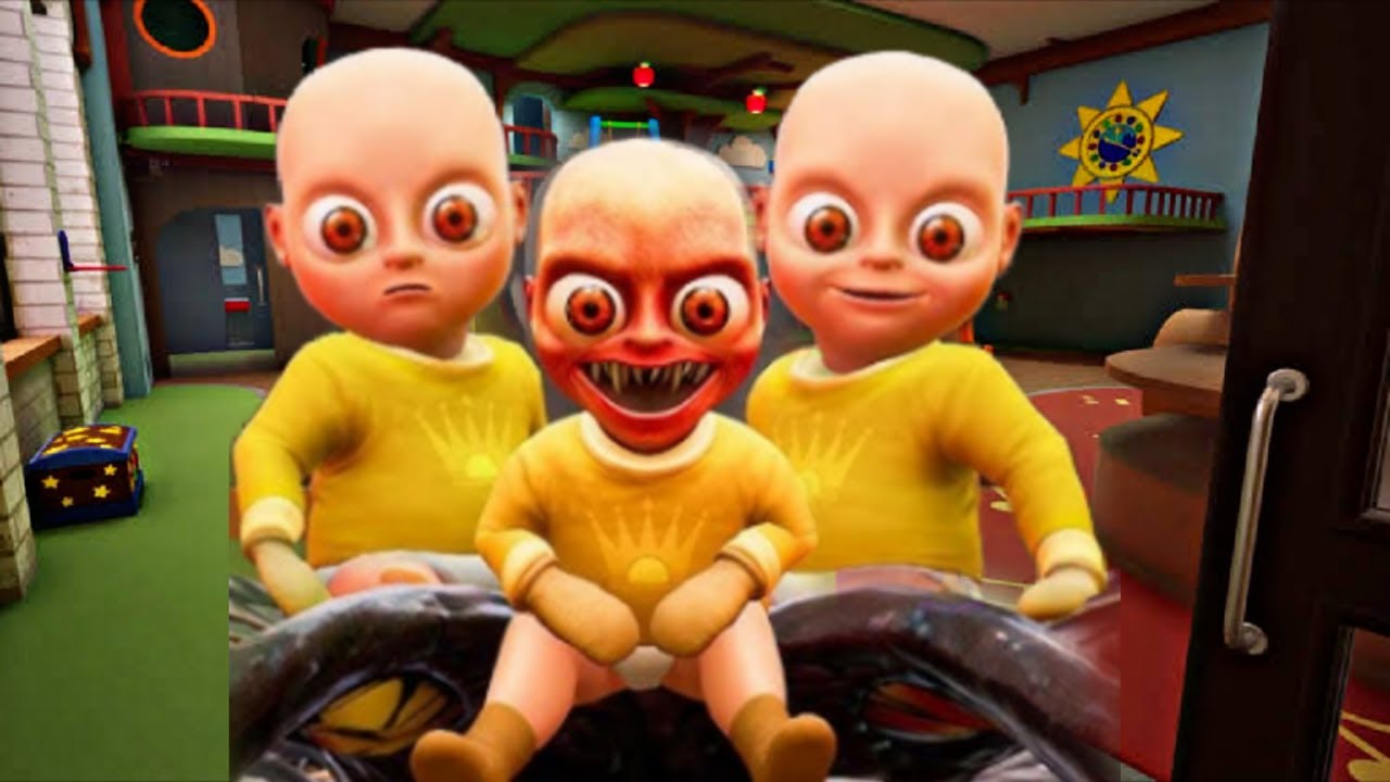 البييي الملبوس بقى ثلاثة l التحديث الجديد الجزء الثالث لعبة البيبي المسكون the baby in the yellow