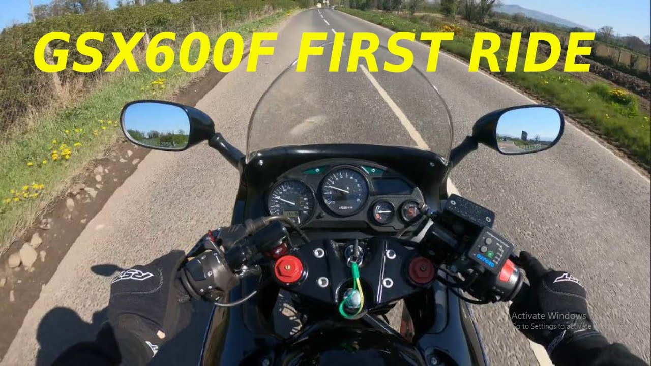 Restored GSX600F - First Ride