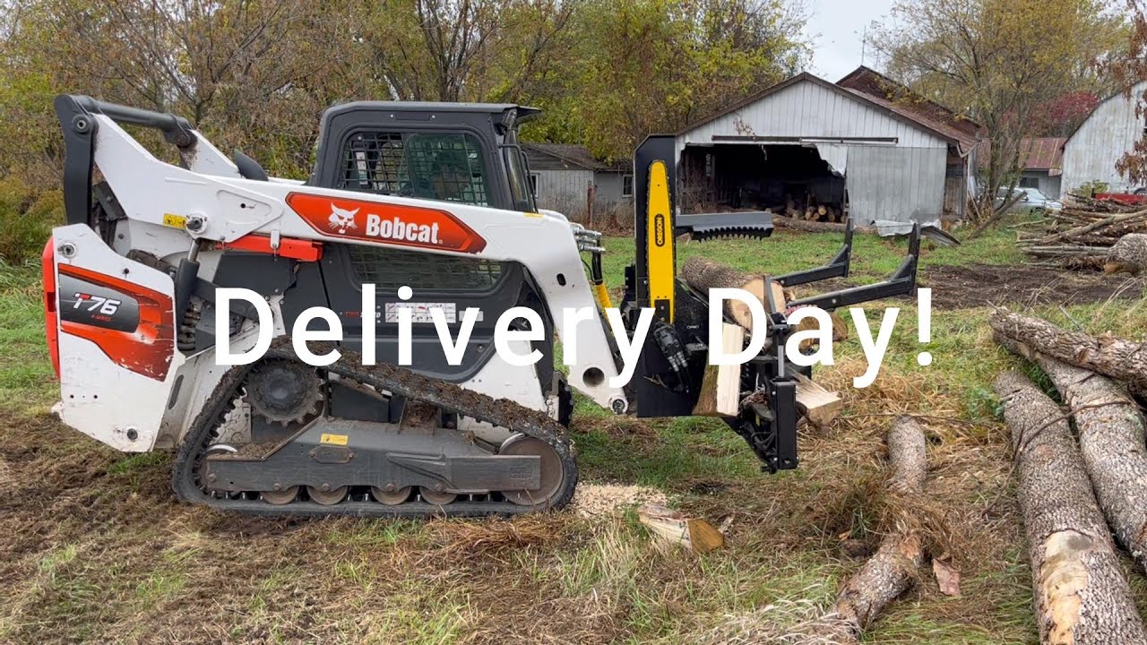 Halverson 150 Firewood Processor Delivery Day @ 100 Acre Firewood
