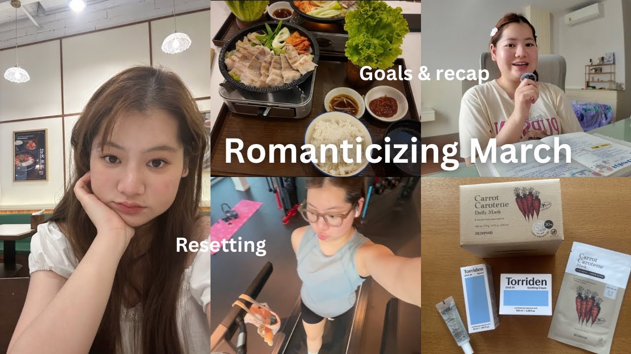 First week of Mar🎧review goals,ตัดแว่น,ทำ mapo tofu,สกินแคร์