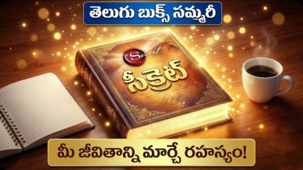 The Secret Book Summary in Telugu | Law of Attraction Explained | Telugu Books Summary