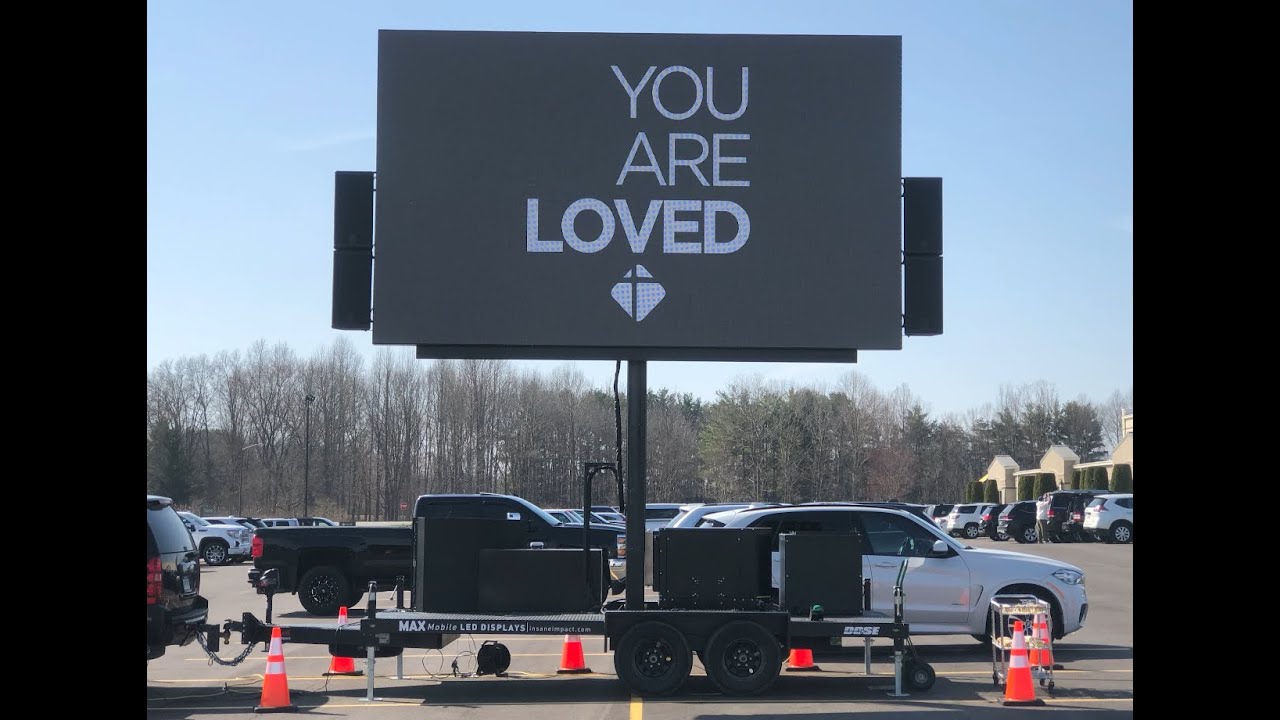 FunFlicks LED Screen Rental for Celebration of Life Service