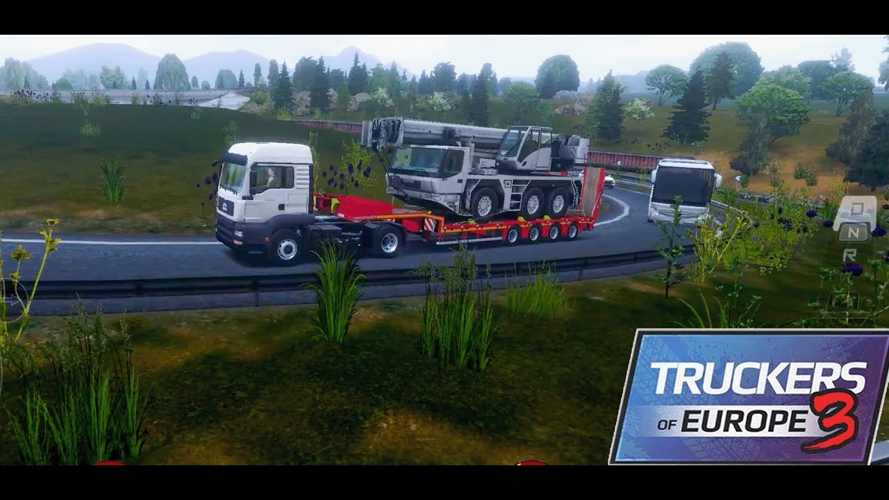 Truckers Of Europe 3- Delivering Crane truck from Frankfurt to Nancy (Android, iOS)Truck Gameplay HD
