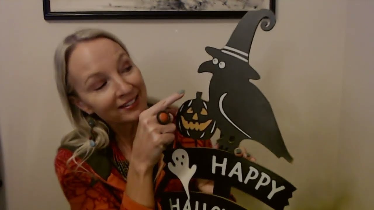 ASMR | My Halloween Decorations Show & Tell (Whisper)