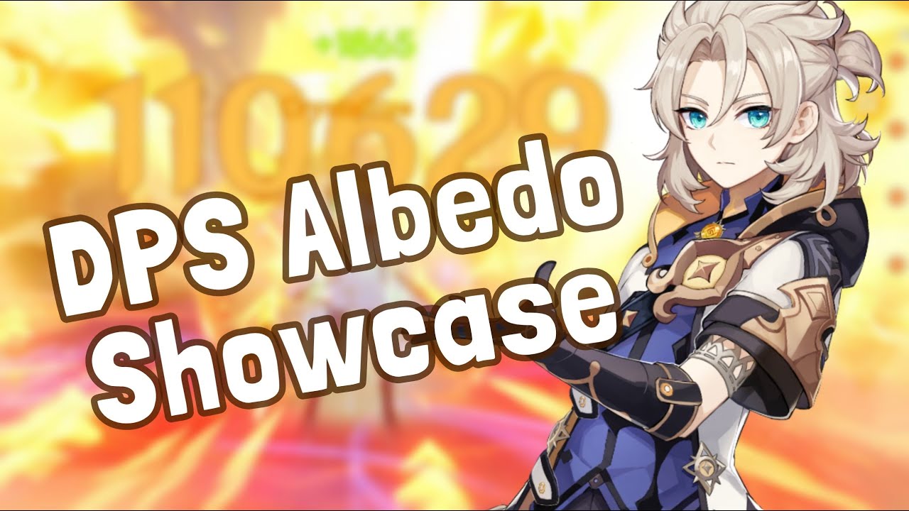 Genshin Impact - DPS Albedo Showcase | 100k DMG